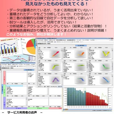 データ分析ですぐわかる経営分析！ご関心のある組合員様はお電話ください！